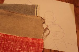 colour and drawing monkey