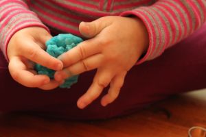 fingers play dough