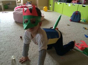 matt turns himself into a dinosaur