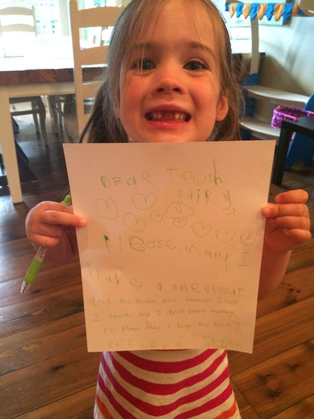 tooth fairy note